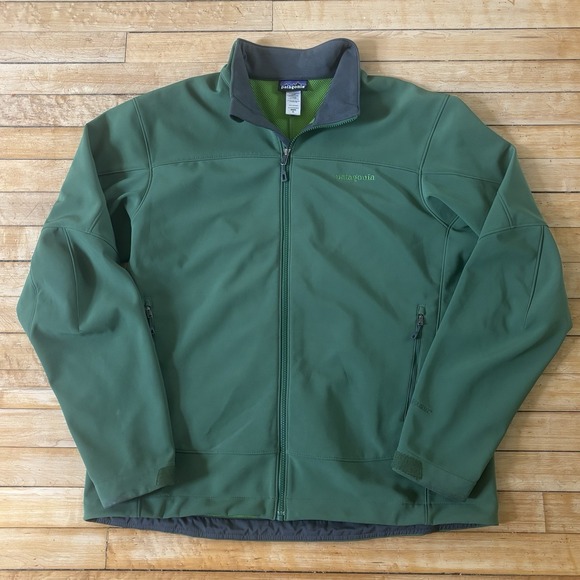 Patagonia Other - Patagonia Adze Jacket Full Zip Softshell Polartec Mens XL Green Gorpcore Outdoor